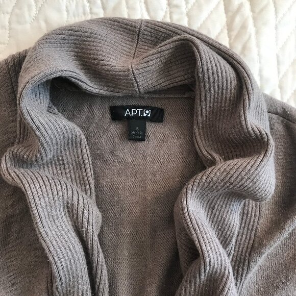 Apt 9 Taupe Shrug - Perfect for Fall! - Picture 2 of 3